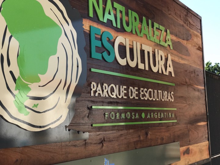 Inauguran Parque de Esculturas con materia Prima Autóctona de Formosa
