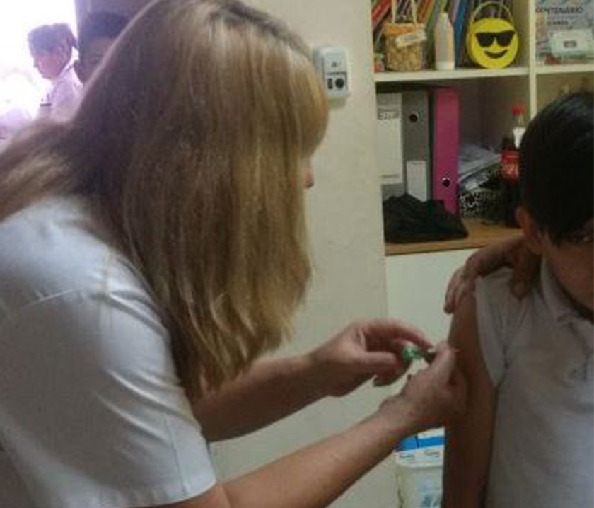 Prosiguen con la vacunación HPV en las escuelas primarias