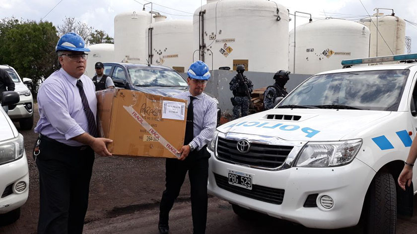 Quemaron 30 kilos de marihuana en Unitán