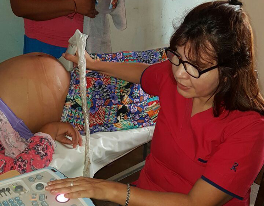 Red de ecografías al cuidado de la salud de las mujeres originarias