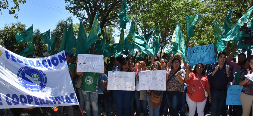 Federación de cooperativas y un concluyente apoyo a Insfran