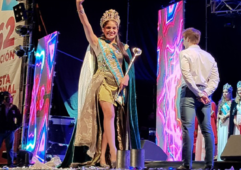 “Reina del Pomelo” en la Fiesta Nacional del Maní