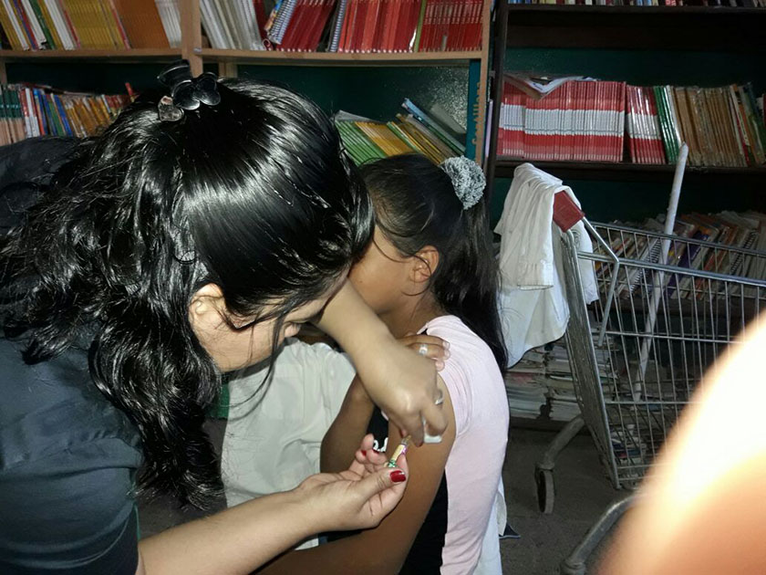 Amplio alcance de la vacuna HPV en las escuelas