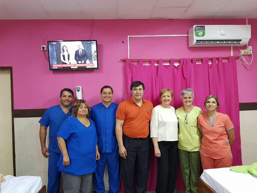 Habilitan mejoras en sala del Hospital de la Madre y el Niño