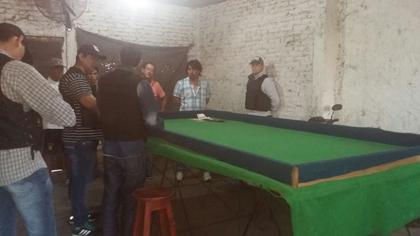 Golpe al juego ilegal