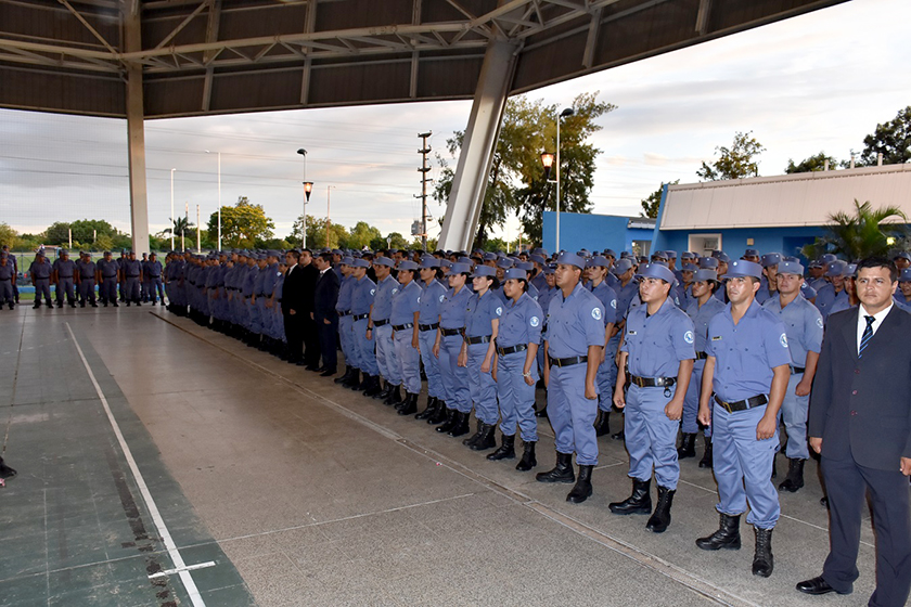 Nueva camada de agentes ya realizan en la vía publica las practicas profesionalizantes