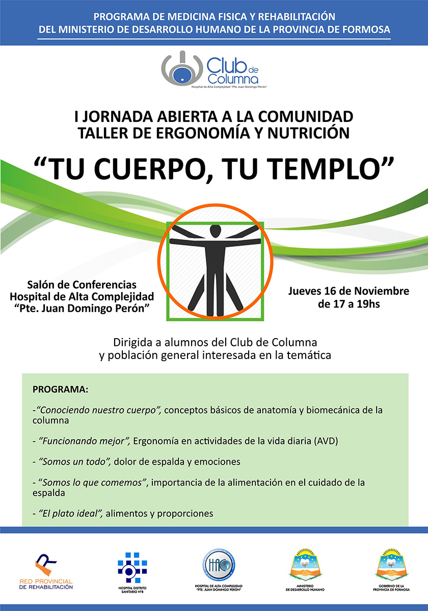 Taller abierto a la comunidad sobre ergonomía y nutrición