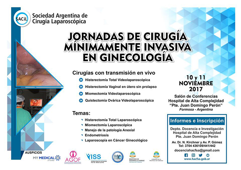 Jornadas de Cirugías Mínimamente Invasiva en Ginecología en el HAC