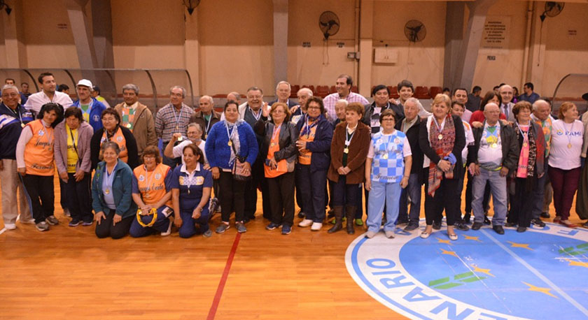 Juegos Evita: Los adultos mayores a San Juan