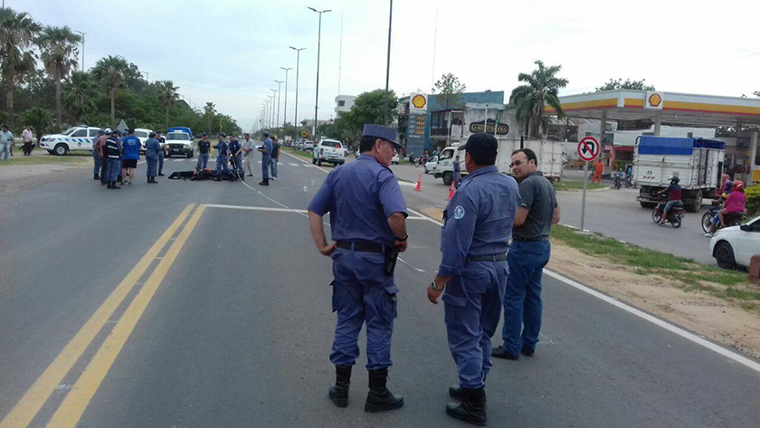 Motociclista perdió la vida en un siniestro vial