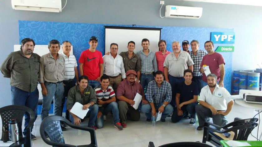 Exposición de técnicos del CEDEVA Ibarreta