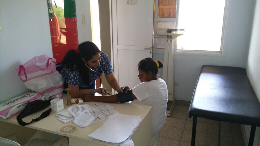 Operativo sanitario en comunidad aborigen