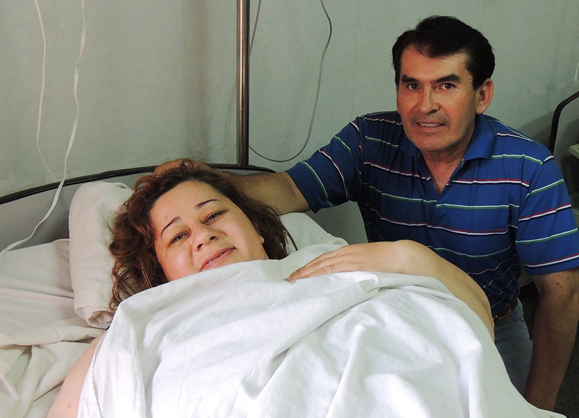 Reconocimiento de una paciente a avances prestacionales DEL HAC