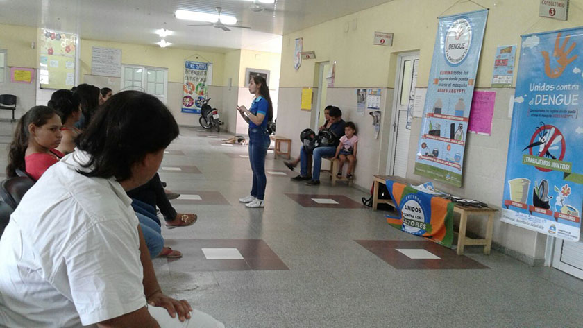 Acentúan mediante charlas medidas para prevenir el dengue