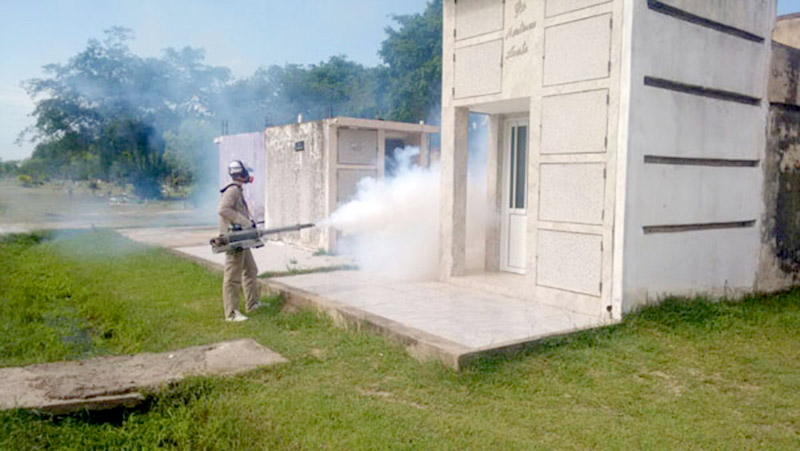 Sin pausa tareas contra el dengue en el interior