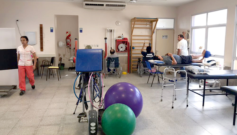 El Hospital Distrital 8 brinda un promedio de mil atenciones kinesiológicas por mes