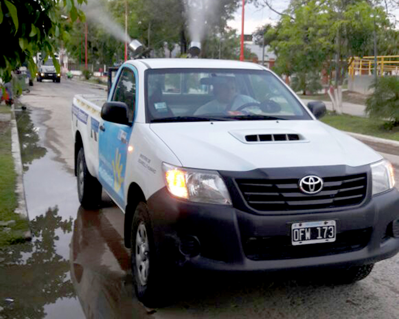 Varios frentes de trabajo contra el dengue en barrios de la ciudad