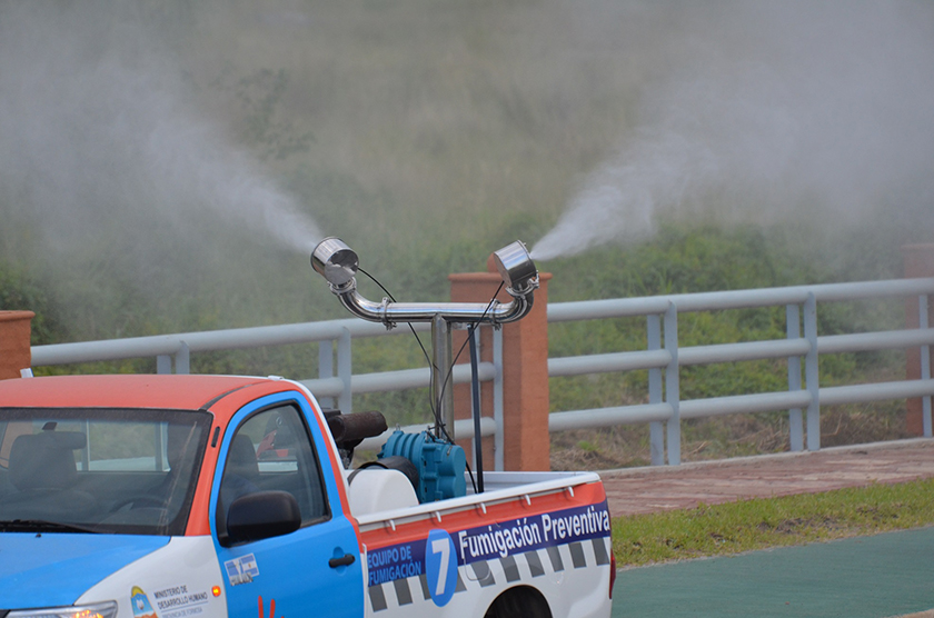 Acciones en barrios y espacios públicos de la ciudad en la lucha contra el aedes