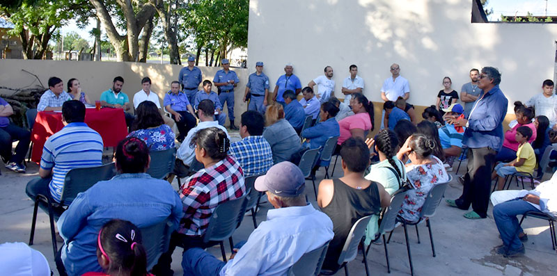 El Gobierno y vecinos del Namqom acordaron realizar acciones en conjunto