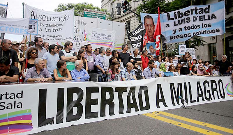 Marcha por Milagro Sala, a dos años de su arresto