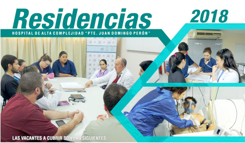 Convocatoria a las Residencias Médicas 2018 del Hospital de Alta Complejidad