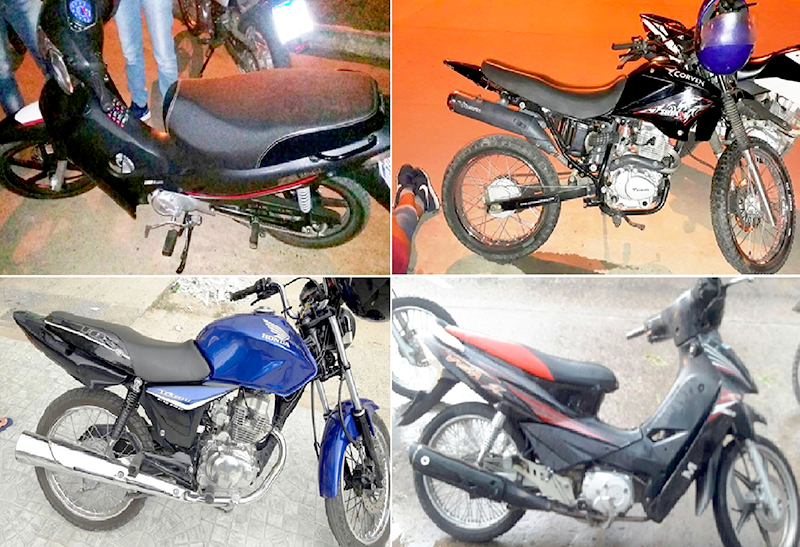 La Policía demoro a cuatro motoqueros por poner en riesgo la seguridad del tránsito