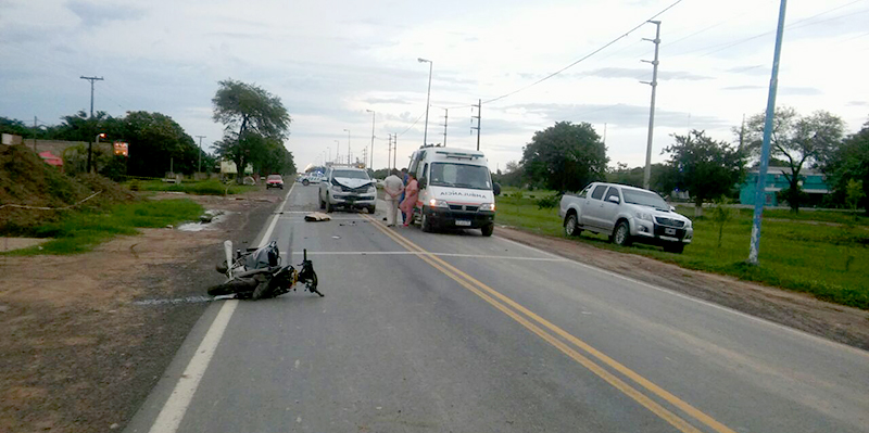 Laguna Blanca: un motociclista perdió la vida en un accidente