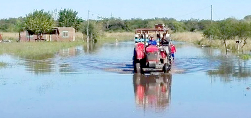 Chaco continúa en alerta por intensas lluvias y tormentas fuertes