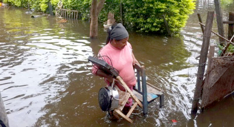 Asunción: más de 700 familias afectadas no se quedaron en refugios improvisados