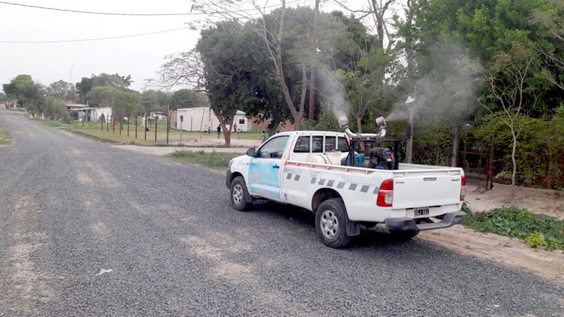 Acciones contra el dengue en barrios de la ciudad de Formosa