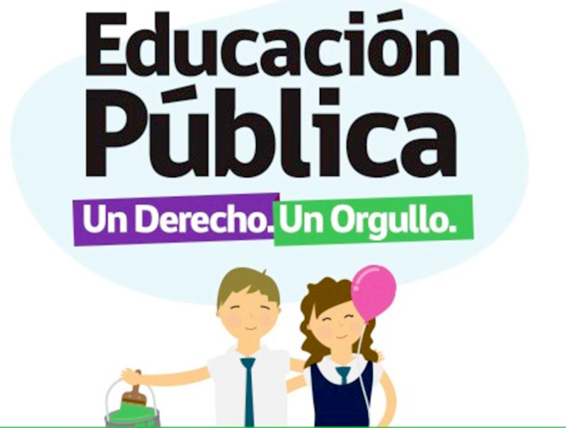 Acusan al gobierno nacional de desentenderse de la educación publica
