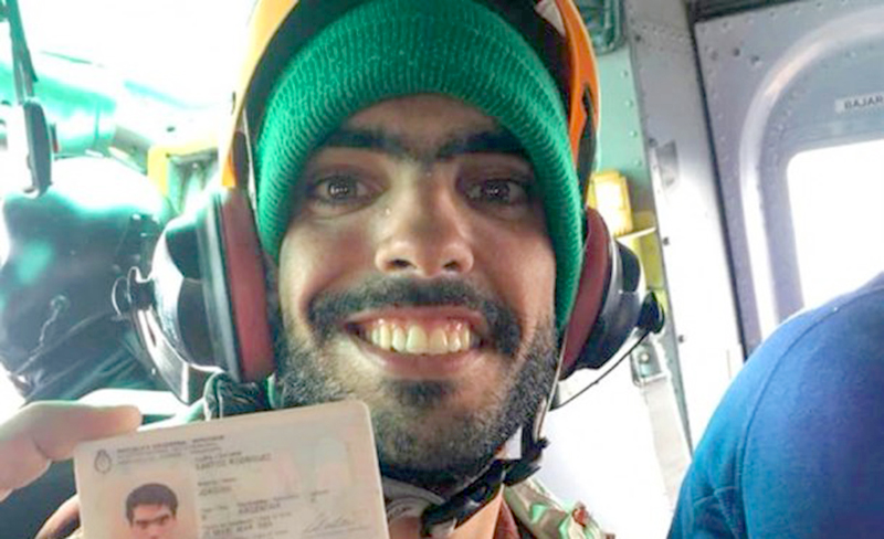 Cereales, queso y frutas: la dieta que le permitió al mochilero sobrevivir en la montaña