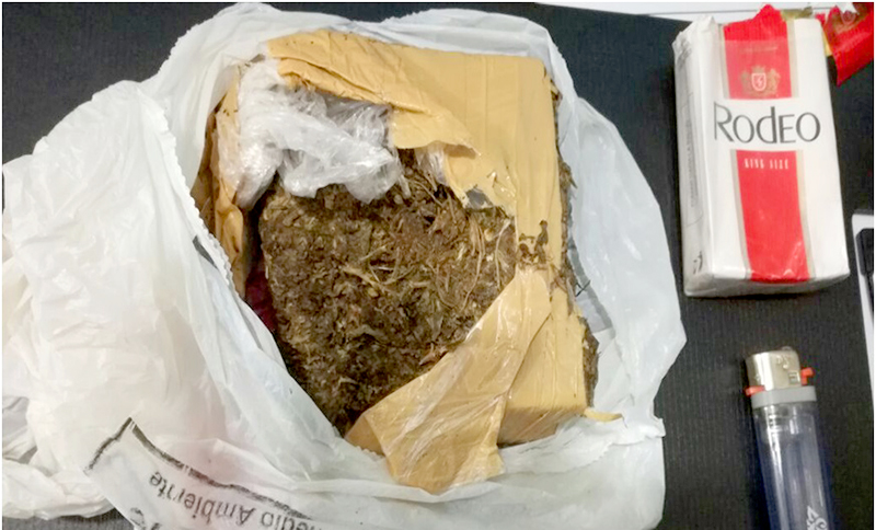 En patrullajes preventivos la policía sorprendió a un menor con marihuana