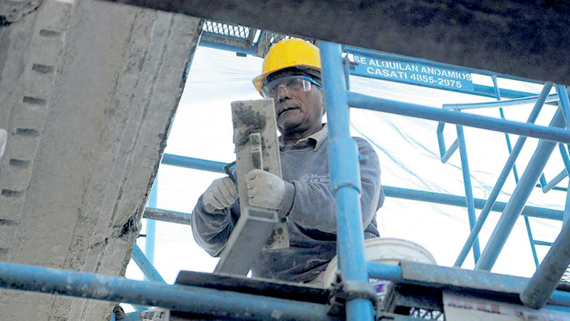 La economía rebotó con la obra pública