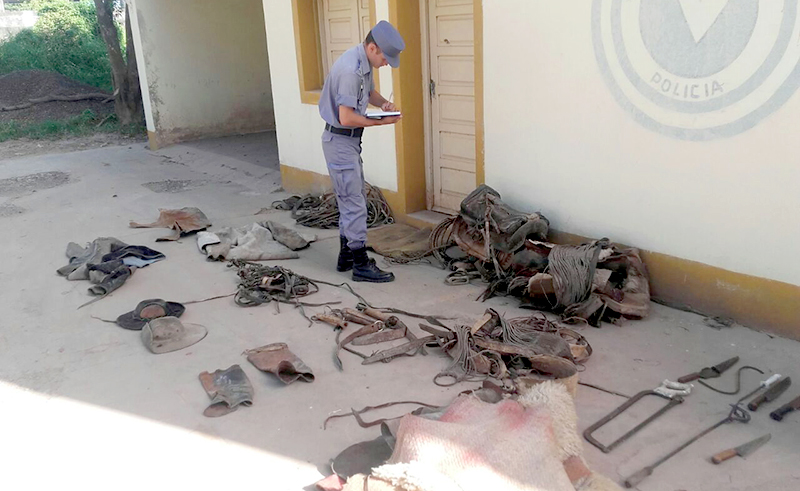 Ibarreta: la Policía esclareció un hecho de abigeato y secuestró productos cárnicos