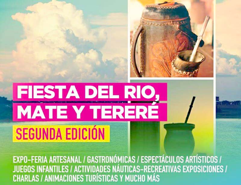 Reprograman para este fin de semana la “Fiesta del Río, Mate y Tereré”