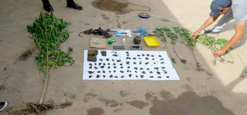 La policía recupero bienes sustraídos y desarticuló posible centro de distribución de drogas en Palo Santo