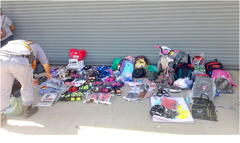 La Policía secuestro importante cantidad de productos ingresados sin aval aduanero