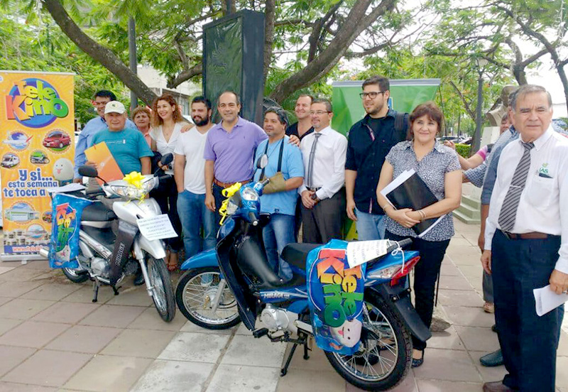 Telekino hizo entrega de premios a apostadores locales