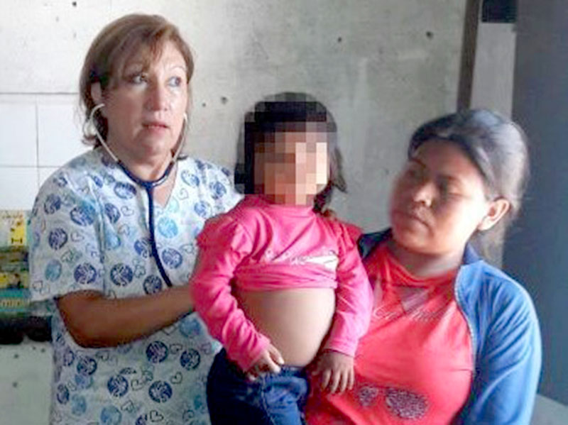 Atención primaria de salud a originarios de Laguna Yema