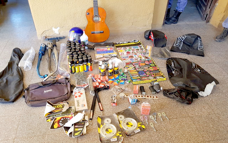 Pirané: atraparon a un joven ocultando elementos robados en una iglesia