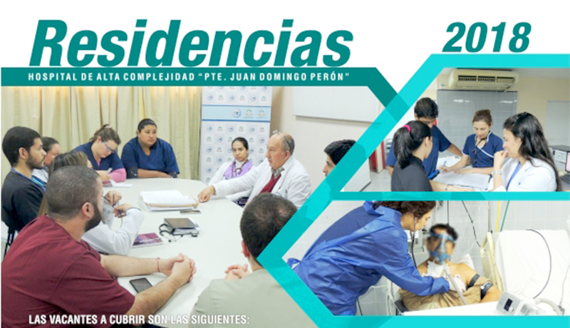 Convocatoria abierta para las Residencias Médicas 2018 del Hospital de Alta Complejidad