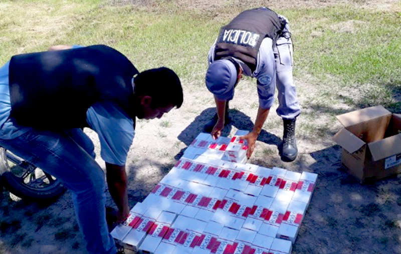 La Policía secuestró cigarrillos y bebidas alcohólicas ingresadas sin aval aduanero