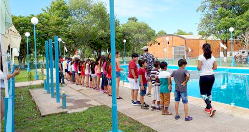 El Espinillo: Se refaccionó y reacondicionó el natatorio municipal