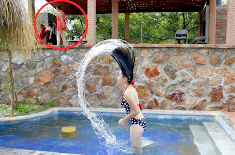 Buscaba hacer la foto perfecta pero su madre “arruinó todo”