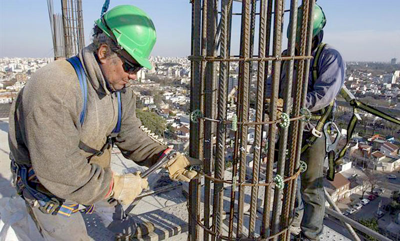 La venta de insumos para la construcción aumentó 14,3% en enero
