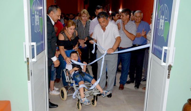 Nuevo edificio del Servicio de Rehabilitación para socios y personas con capacidades diferentes de la Mutual Policial