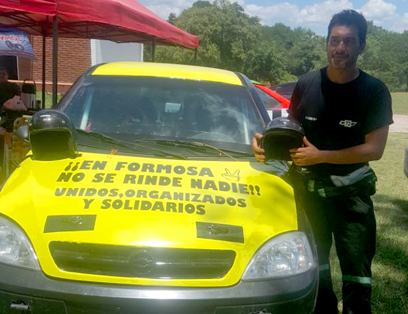 Piloto juarence vuelve a ser protagonista del rally