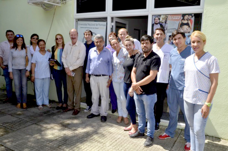 El rector de la UNaF visitó el centro de salud universitario