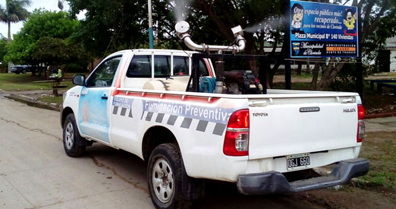 Desarrollan tareas contra el dengue en el interior provincial